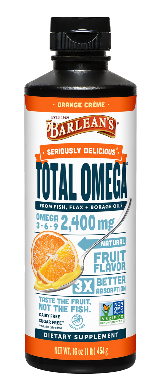 Seriously Delicious Total Omega Orange Creme 16 oz